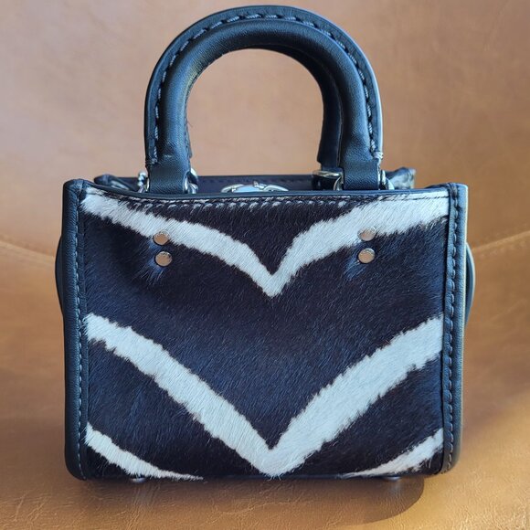 Rogue Bag 12 In Haircalf With Zebra Print - Picture 2 of 11